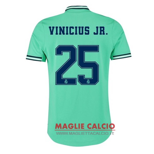nuova maglietta real madrid 2019-2020 vinicius jr. 25 terza